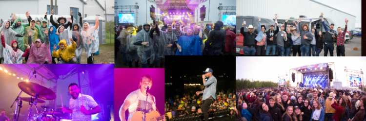 Ambiance du festival country en 2019